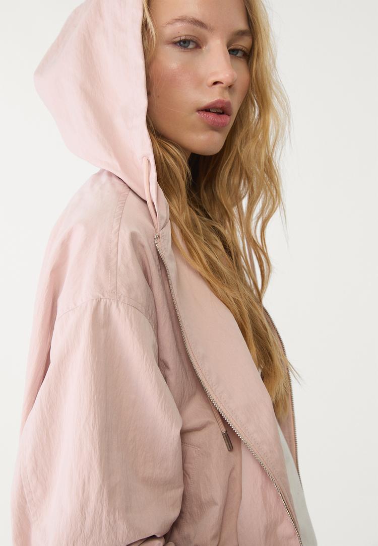 cazadora capucha balloon fit