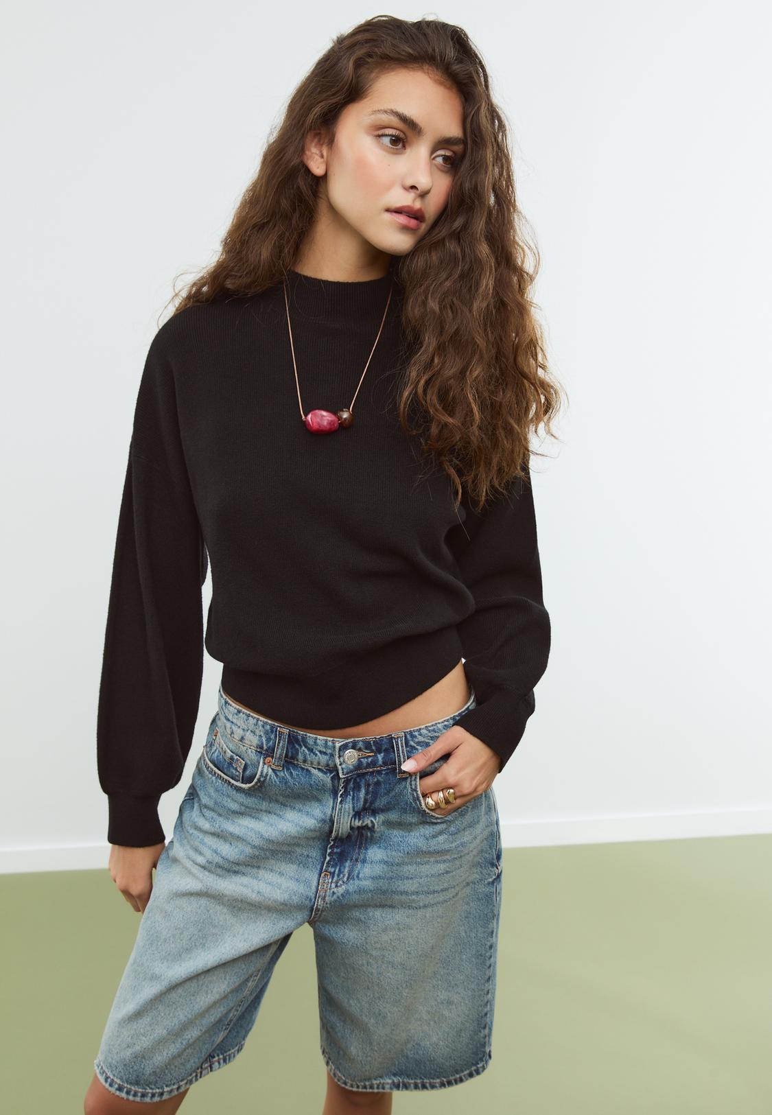 Maglia a collo perkins