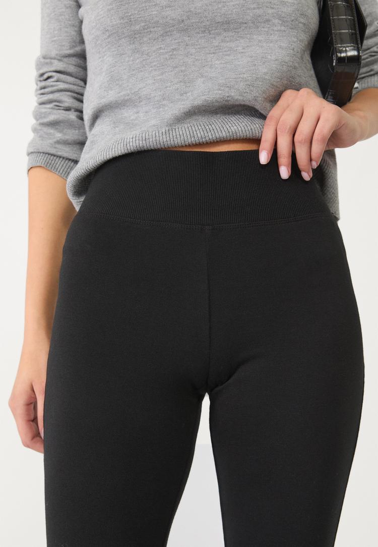 pantalon flare cintura canale