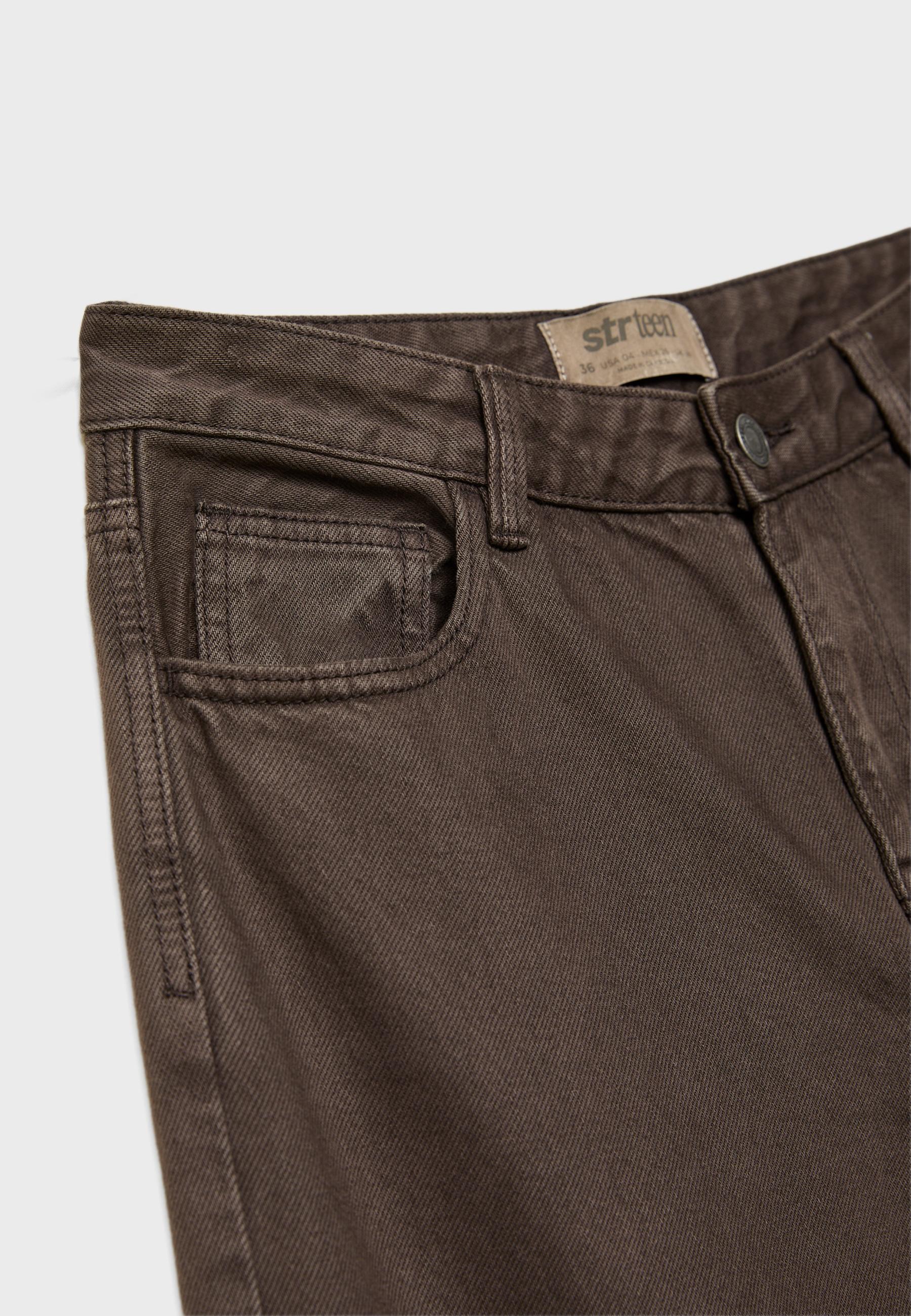 Wide-leg jeans — Brown