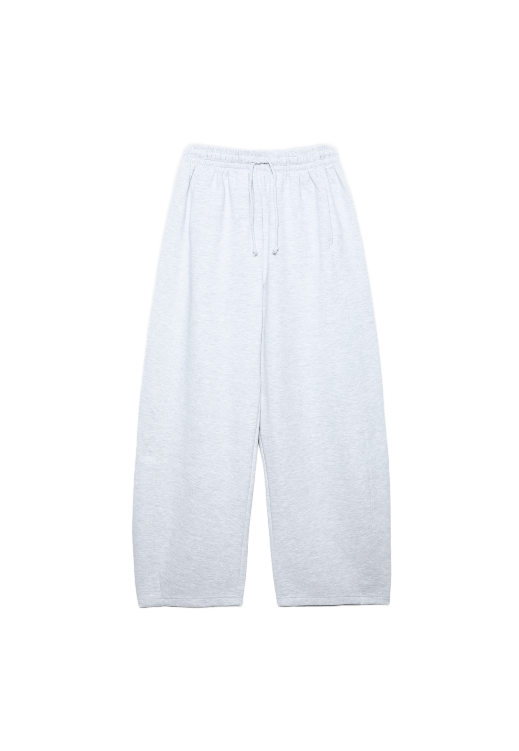 Super barrel jogger trousers — Grey melange