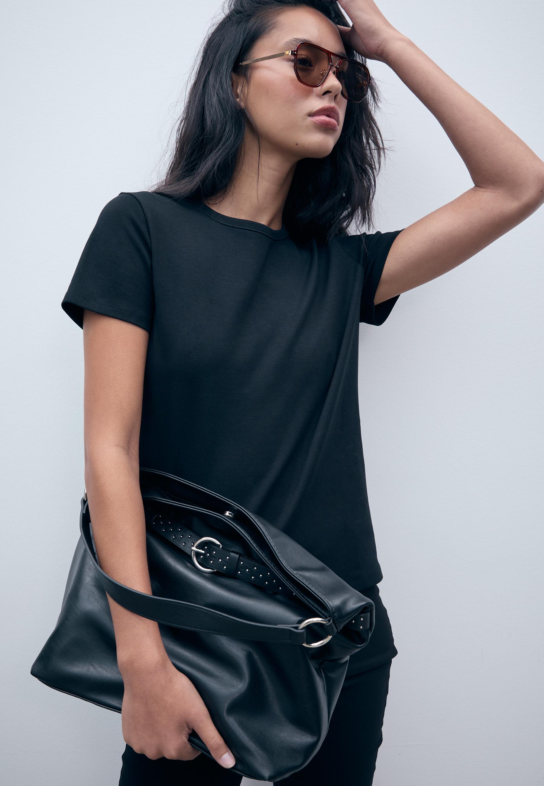 Handbag with studded belt - Women's fashion | Stradivarius