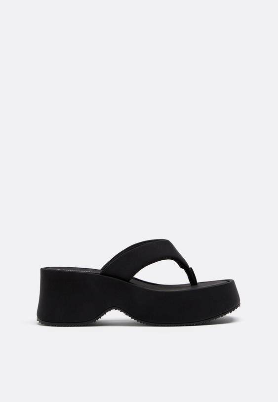 platform thong sandals