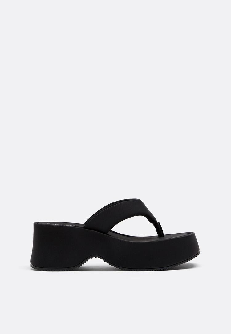 sandales plateforme string