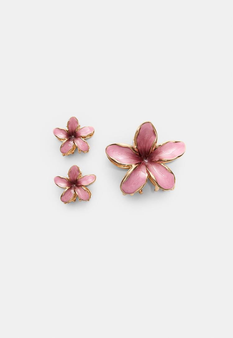 lot de 3 pinces a fleurs