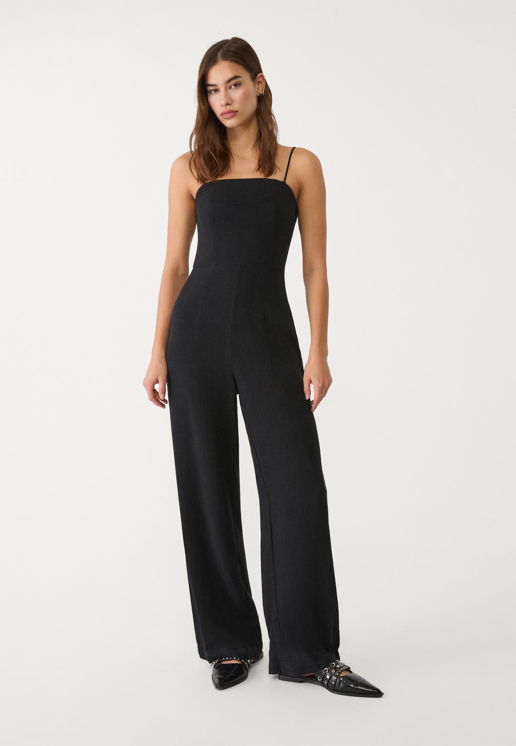 Long strappy jumpsuit