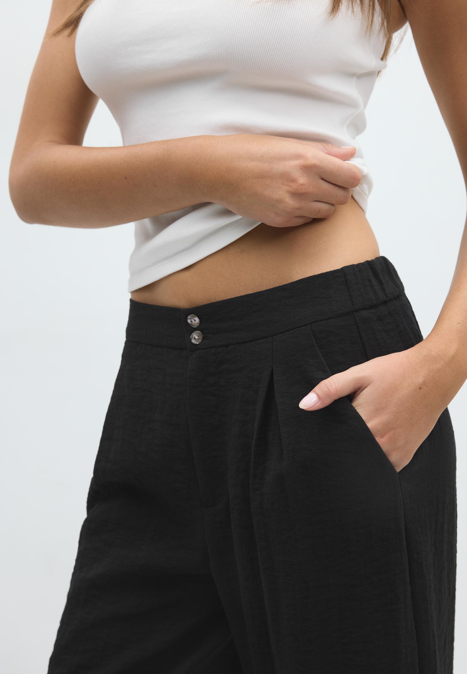 Rustic culottes — Black