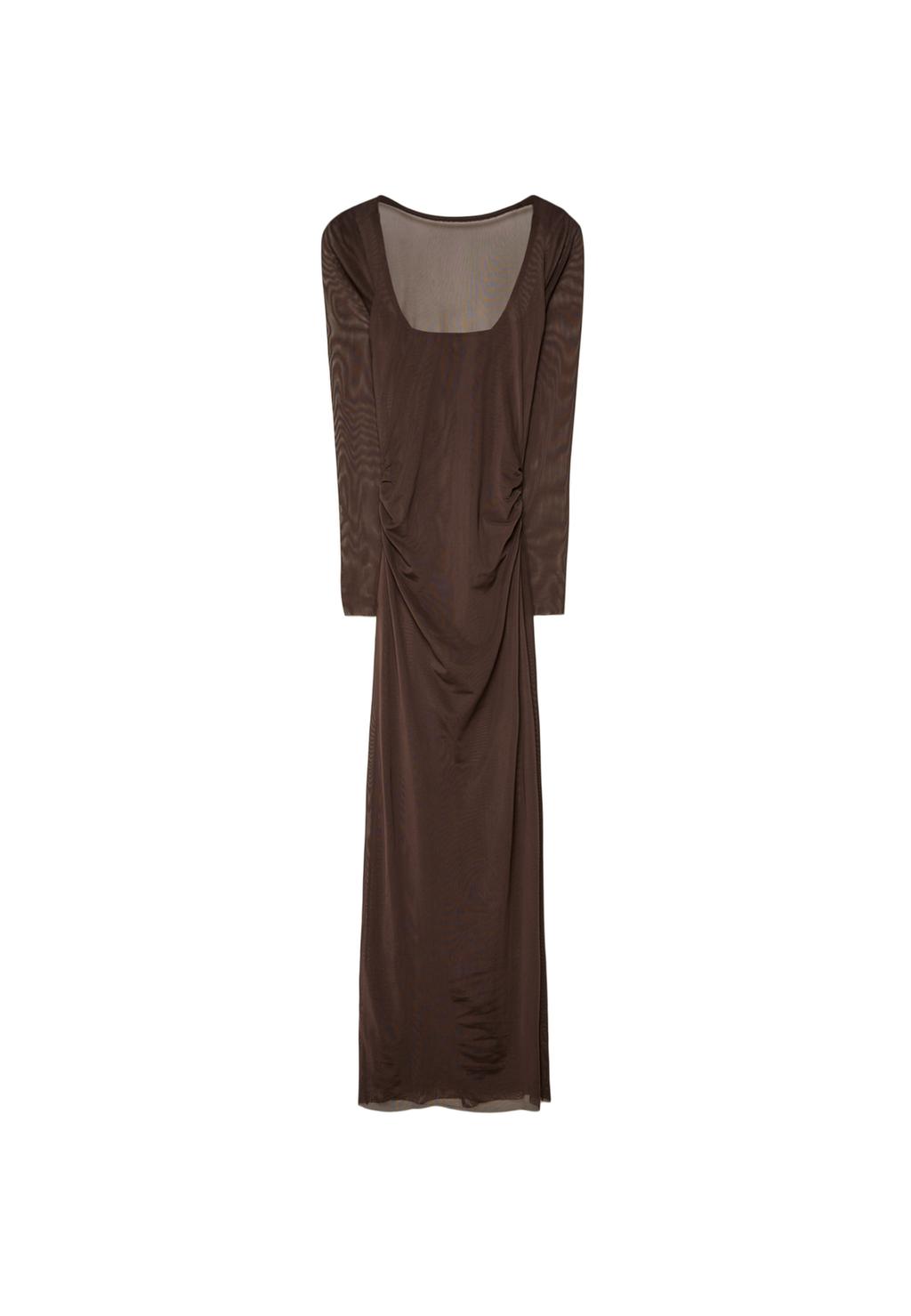 Vestido midi espalda descubierta