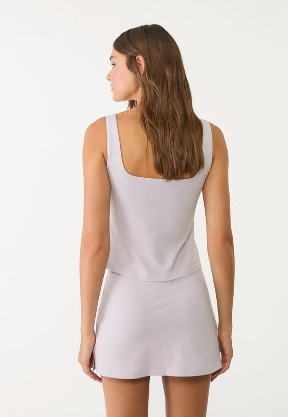 top basic scollo quadrato