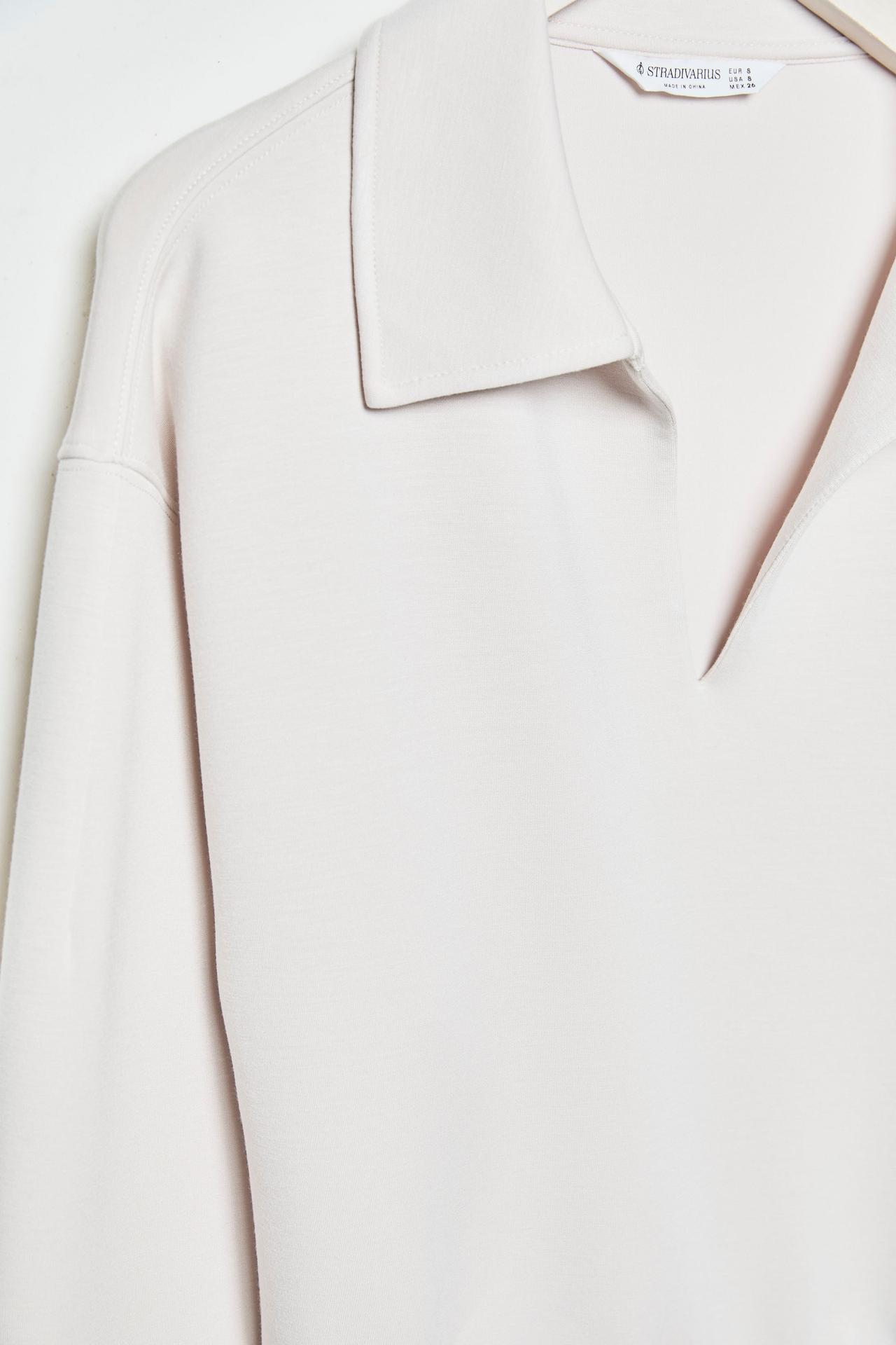 Soft-touch sweatshirt — Stone