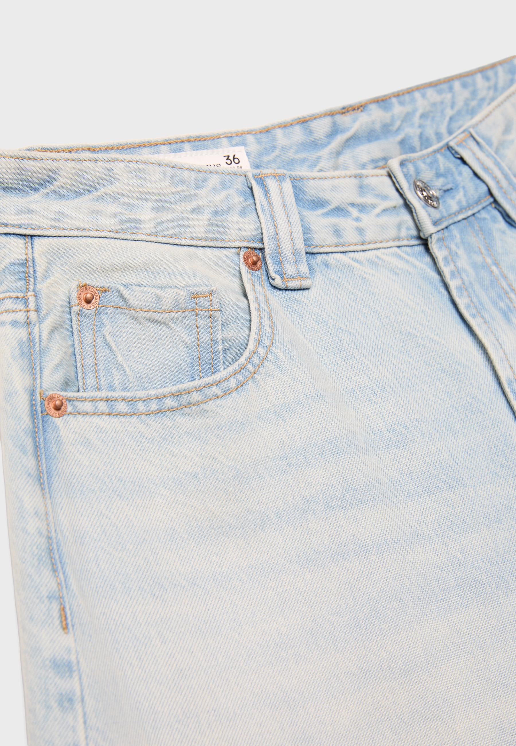 D80 Barrel fit jeans — OVERDYED BLUE DENIM