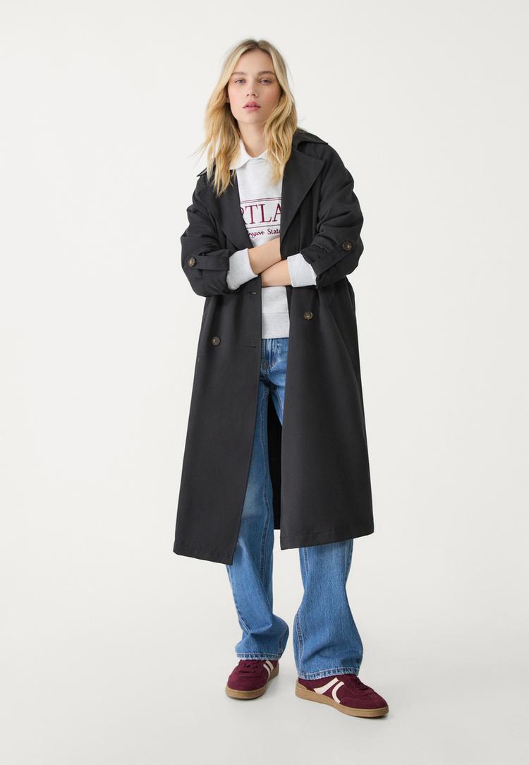trench largo fluido