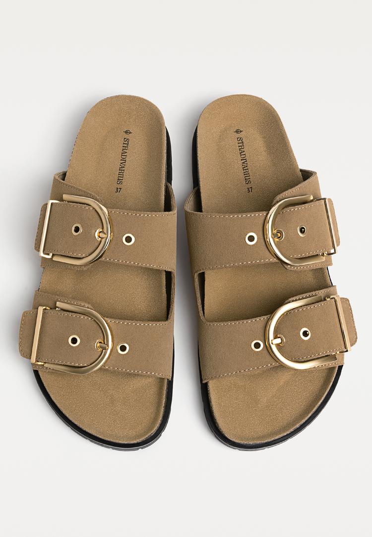 sandalias piel hebillas