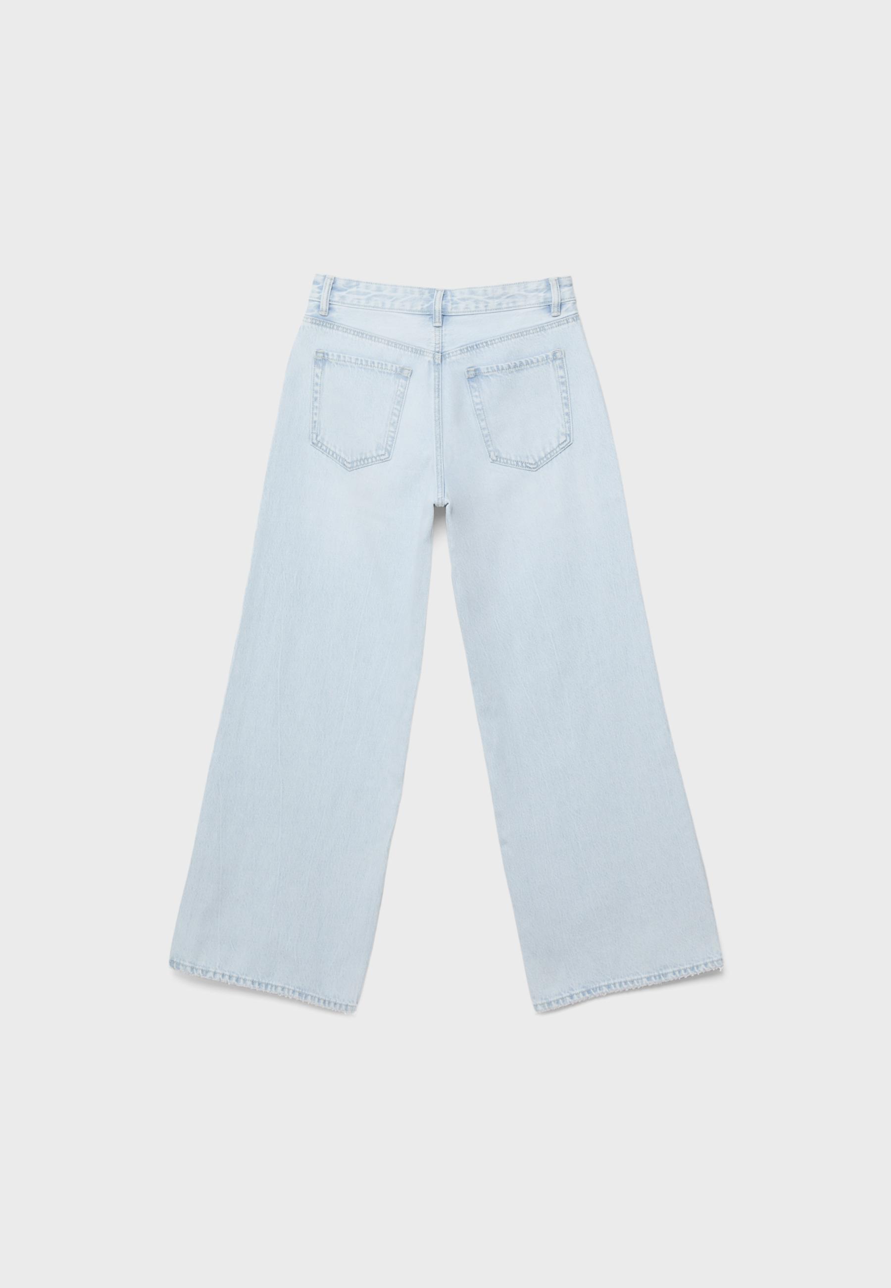 Wide-leg jeans — LIGHT BLEACH