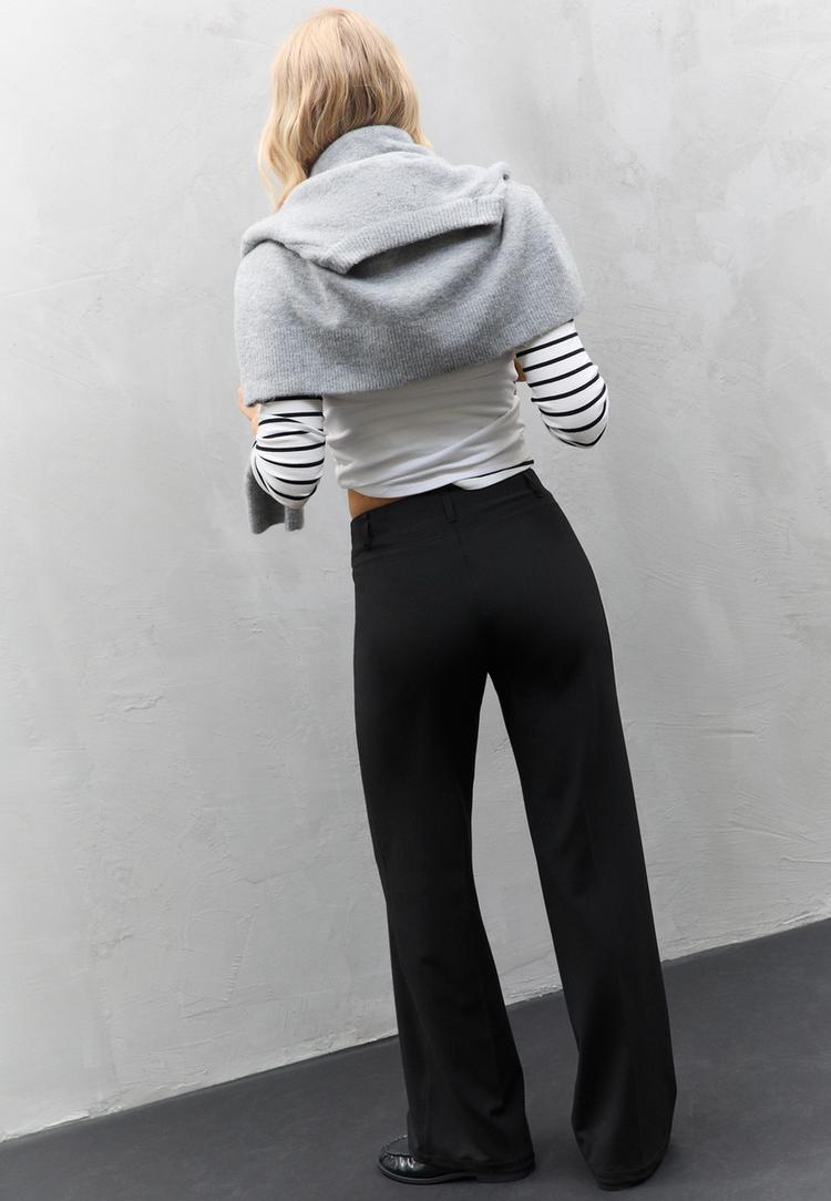 pantalon vestir recto slim