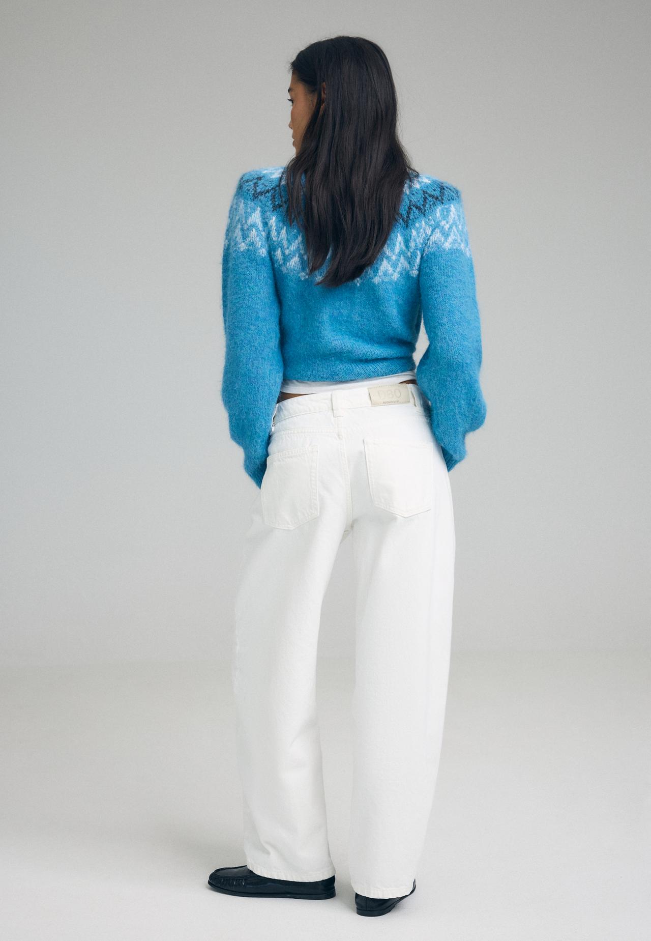 D80 Barrel fit jeans — Vanilla