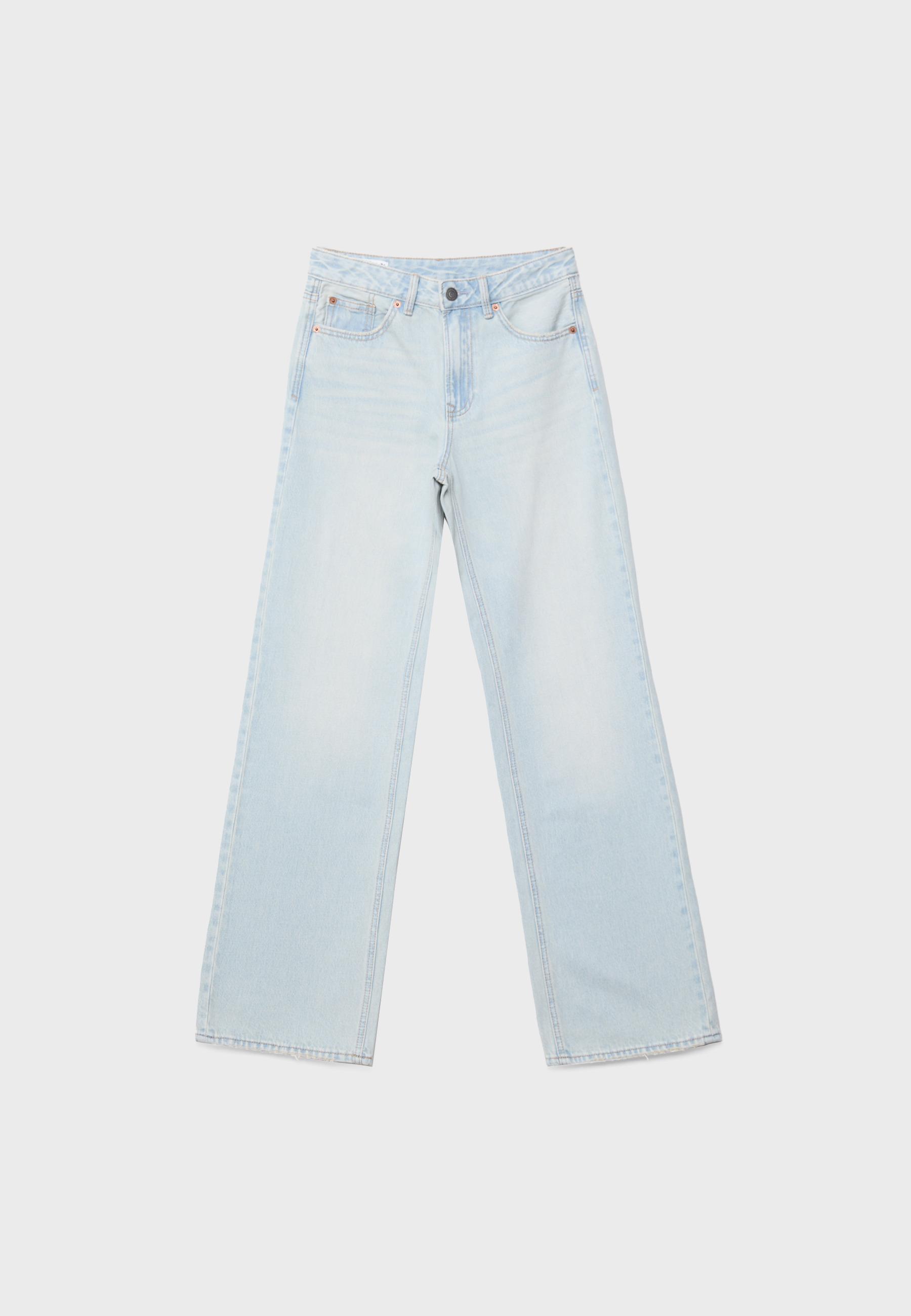 D92 straight fit geniş paça jean - Görsel 7