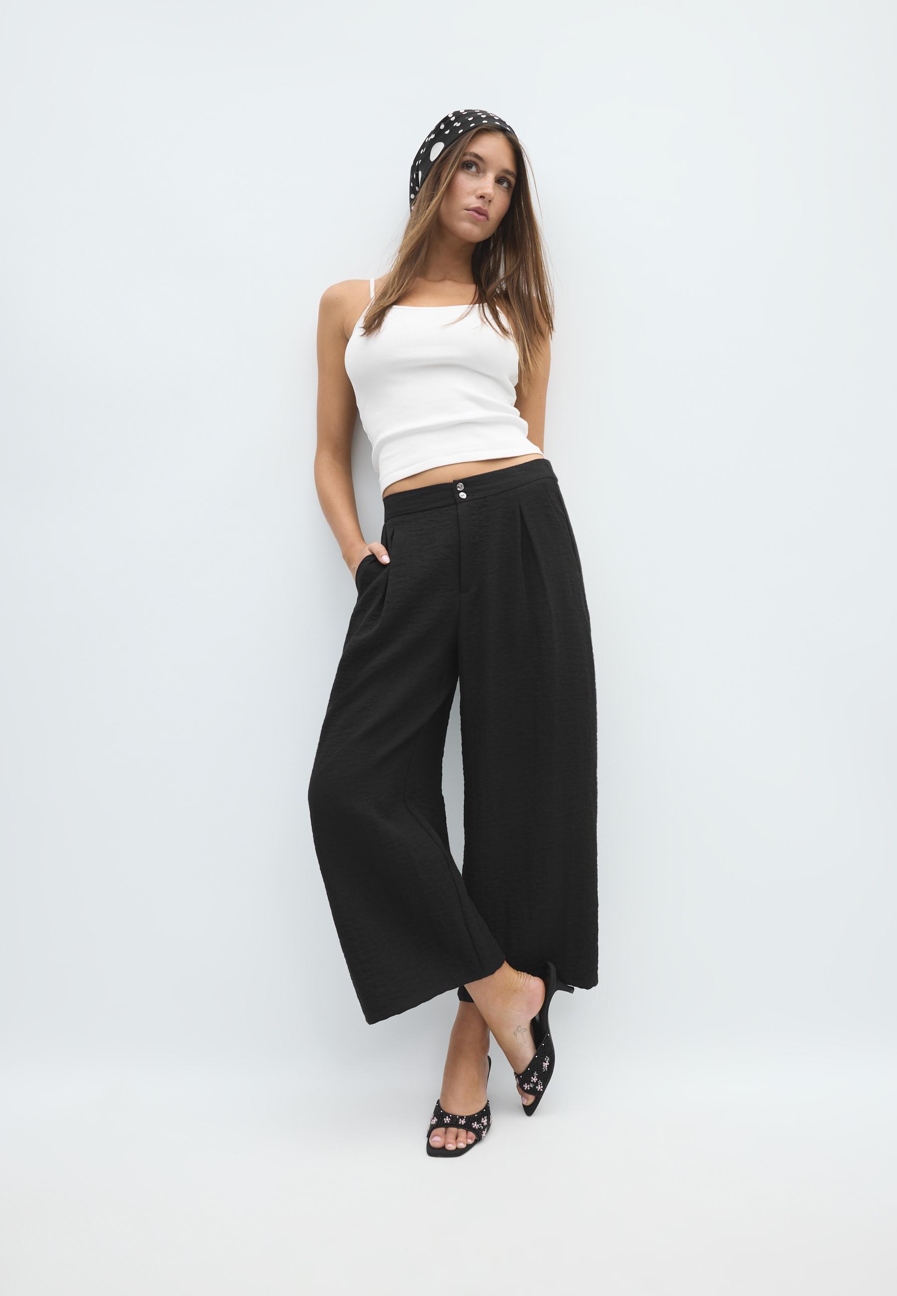 Rustic culottes — Black