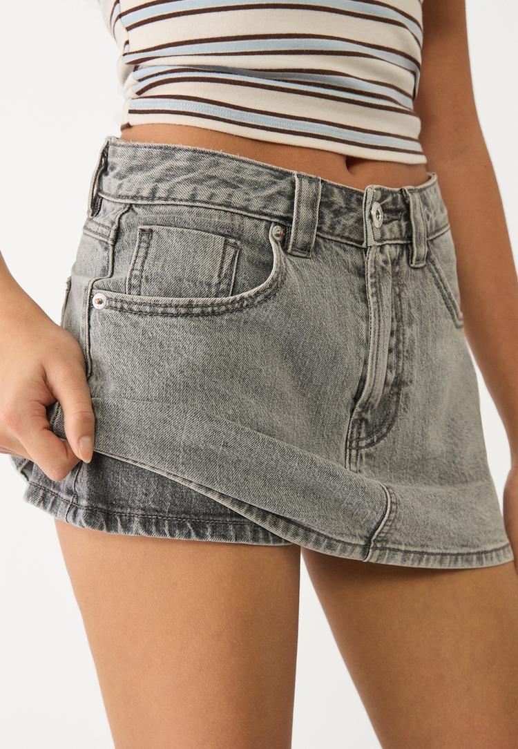 d62 falda pantalon denim