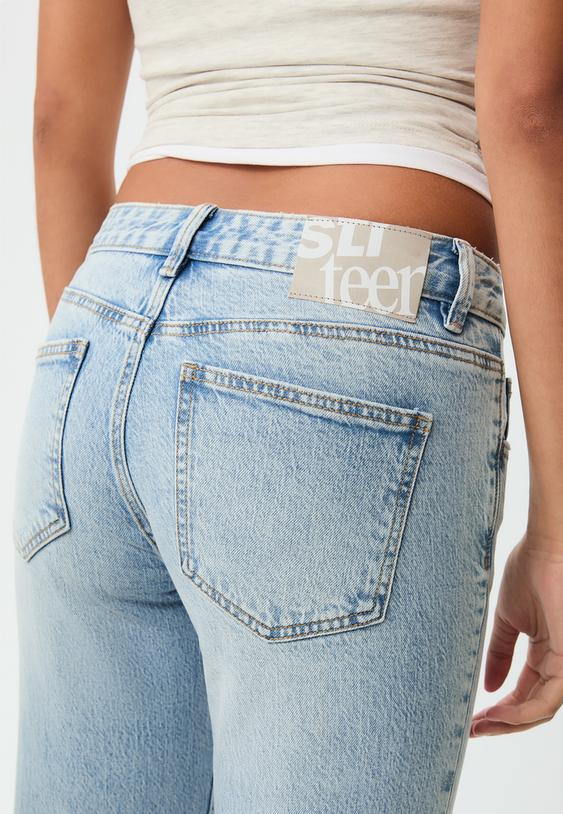 jeans bootcut fit low waist