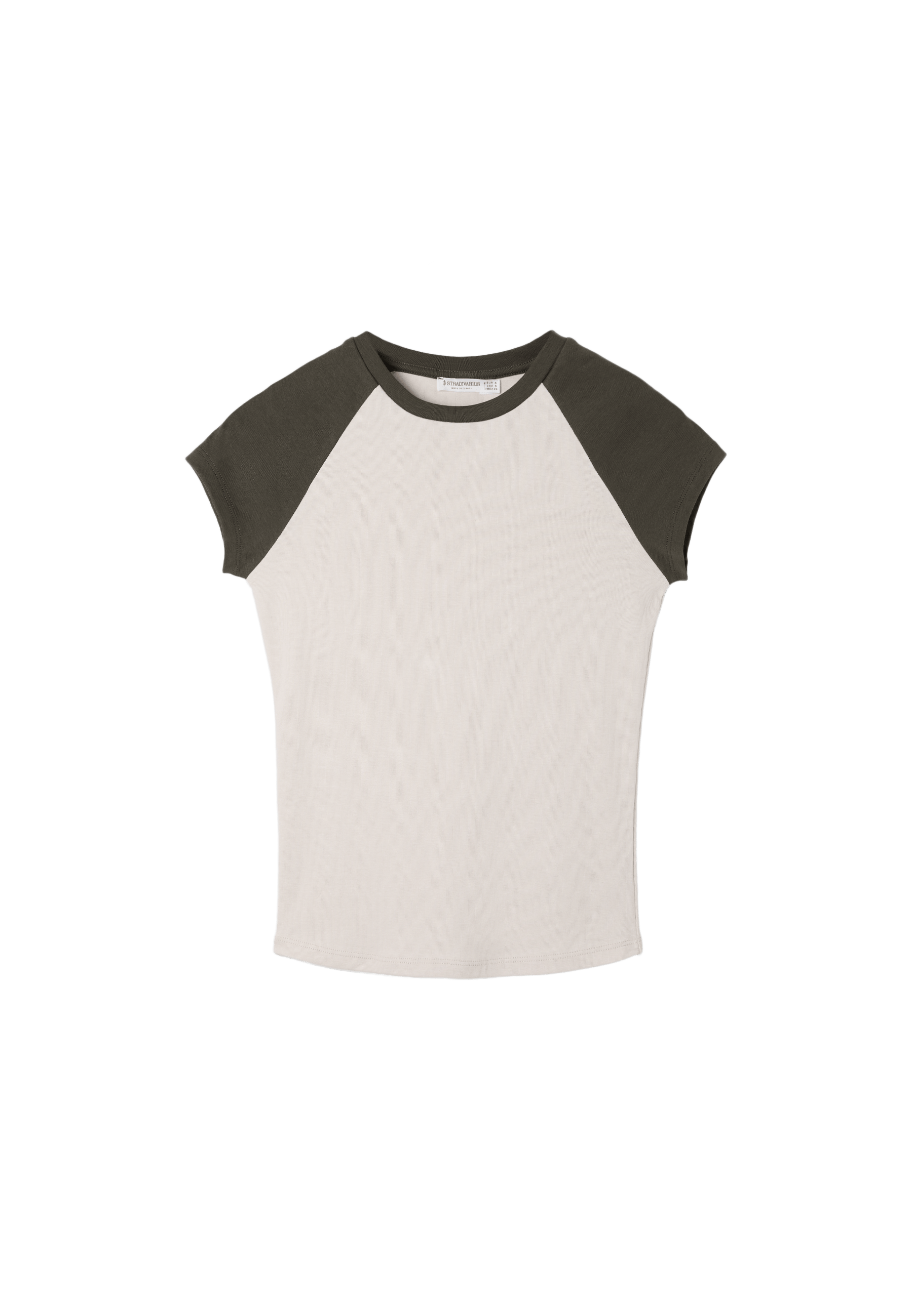 Short sleeve raglan T-shirt — Stone