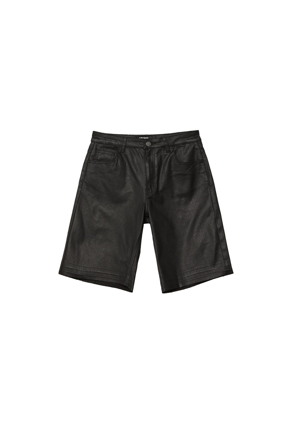 Waxed Bermuda jorts