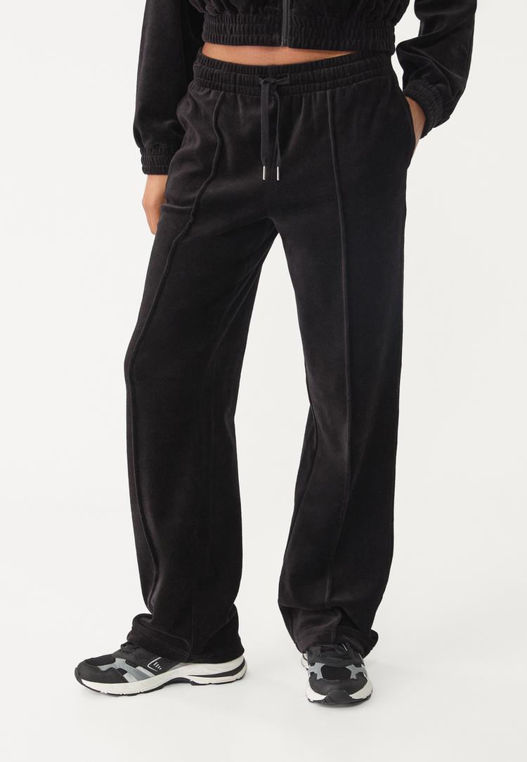 pantalon jogger terciopelo