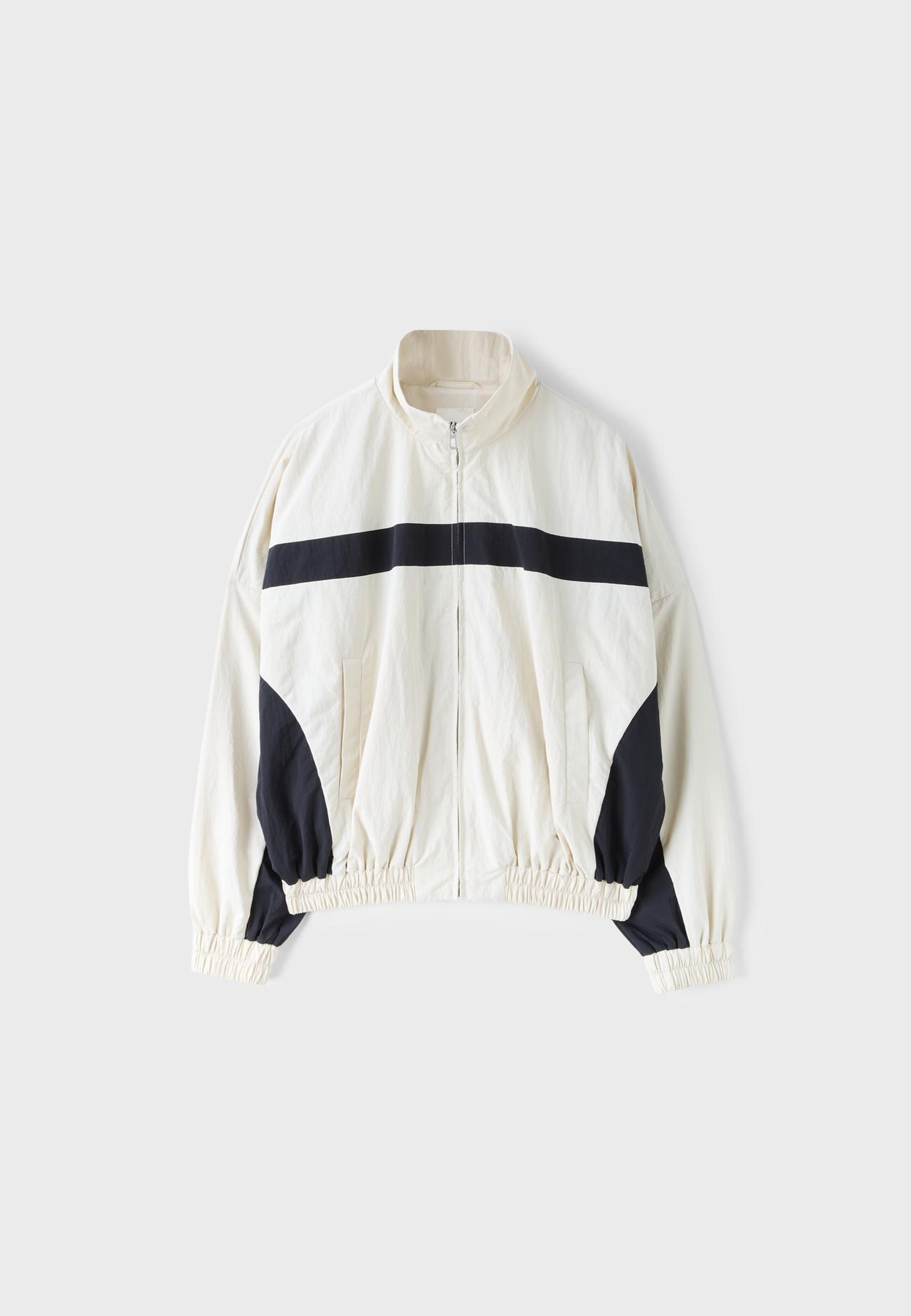 Technical windbreaker jacket — Ecru