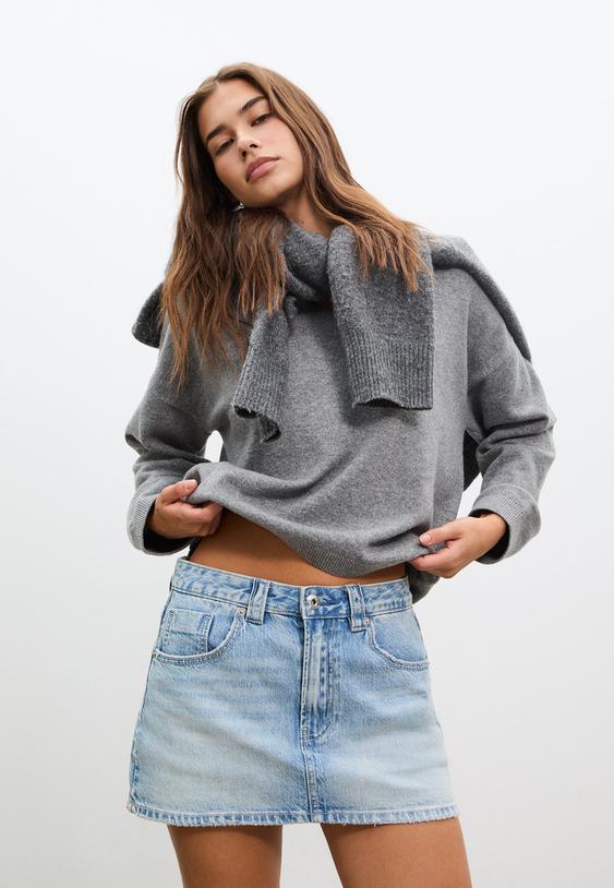 d62 falda pantalon denim