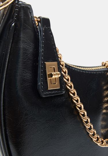 Shoulder bag with closure — Black 5