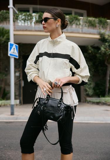 Technical windbreaker jacket — Ecru 3