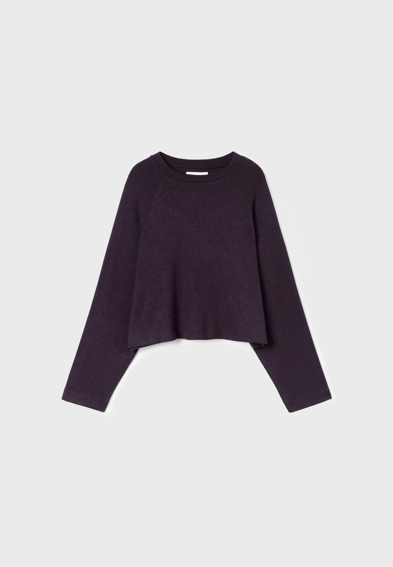 Raglan sleeve jumper — AUBERGINE