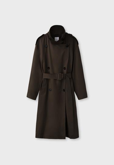 Long basic trench coat — Brown 7