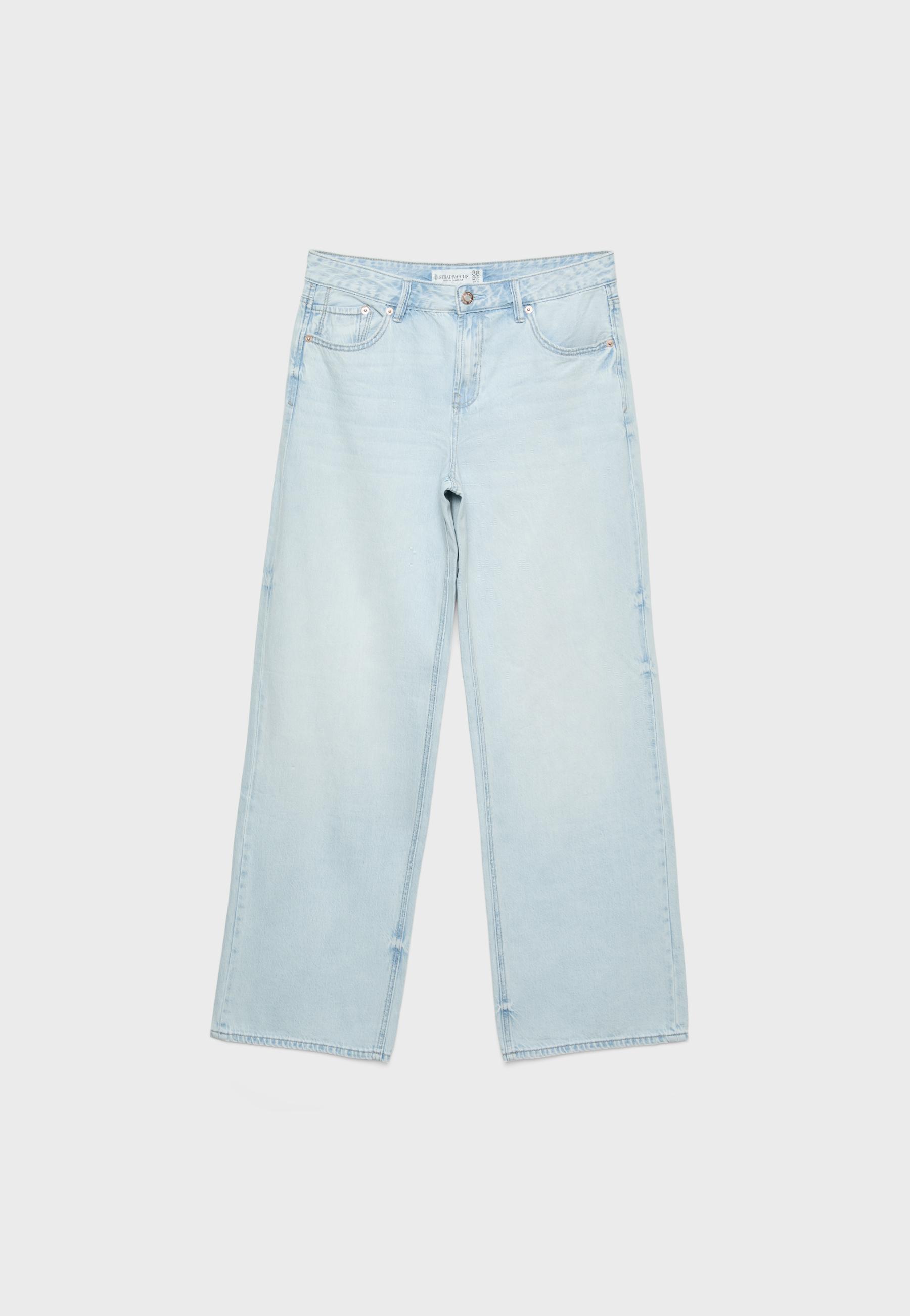 D91 Low wide-leg jeans — LIGHT BLEACH