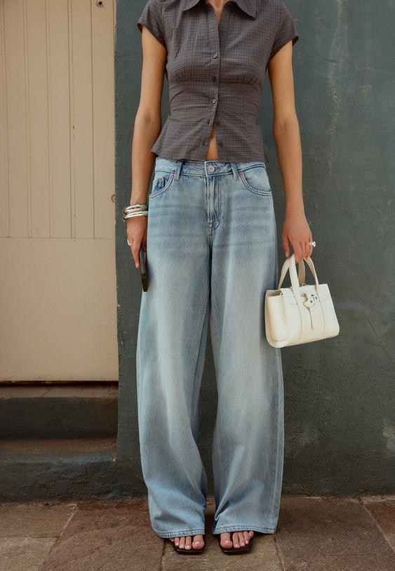 d91 dusuk bel genis paca jean