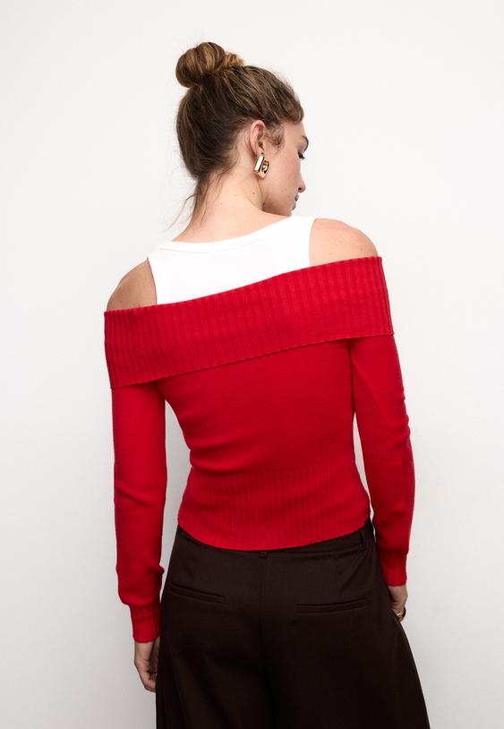 schulterfreier-strickpullover