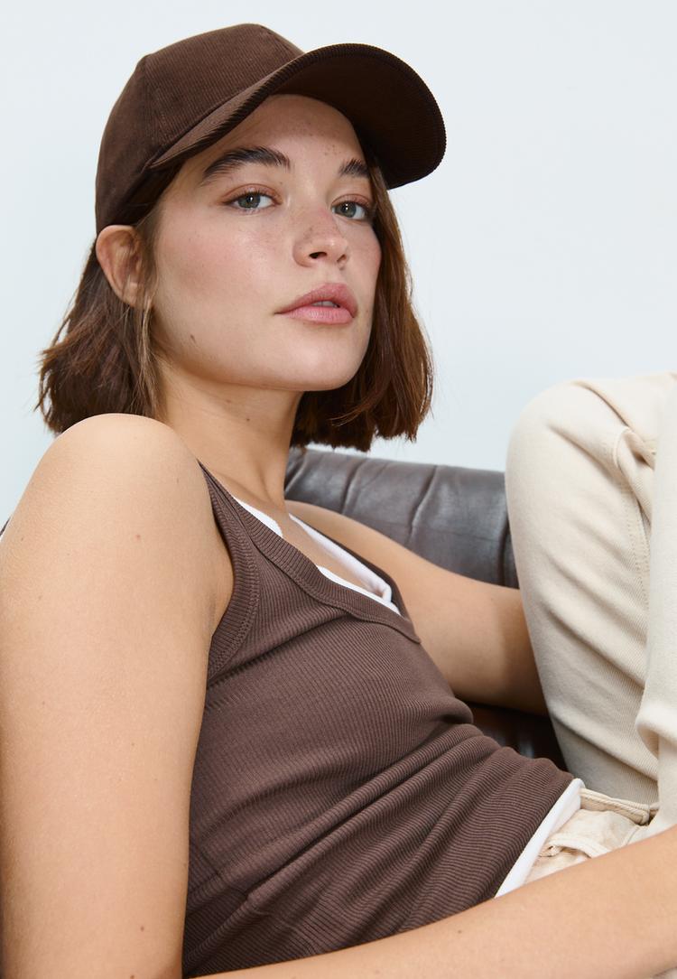 basic textured cap