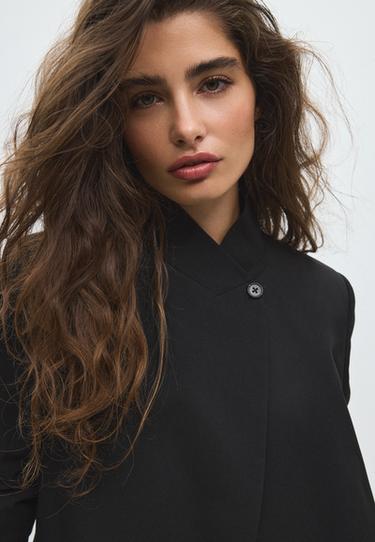 Asymmetric blazer — Black 4