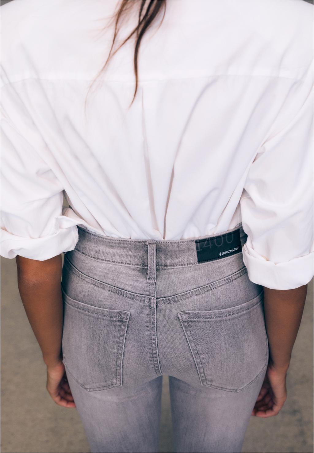 D07 Regular waist skinny jeans