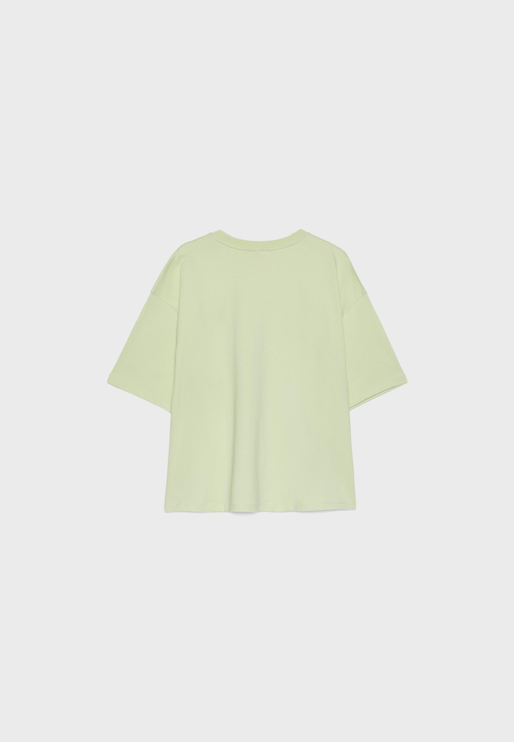 Boxy short sleeve T-shirt — Green