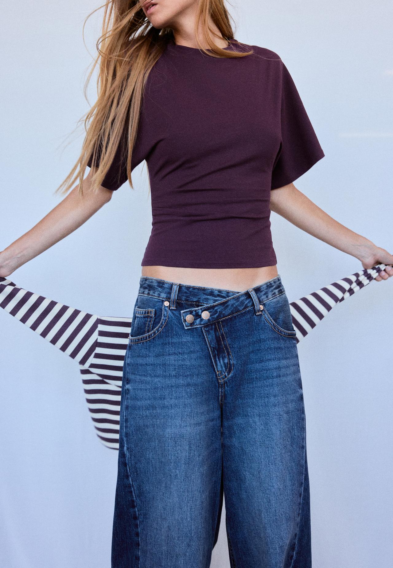 B08 Japanese short sleeve T-shirt — Dark purple