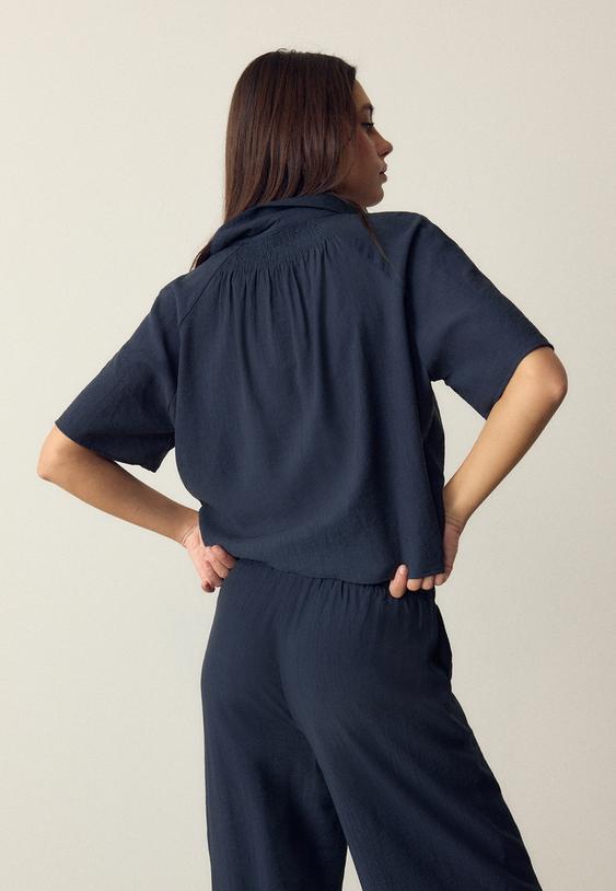 camisa fluida botones