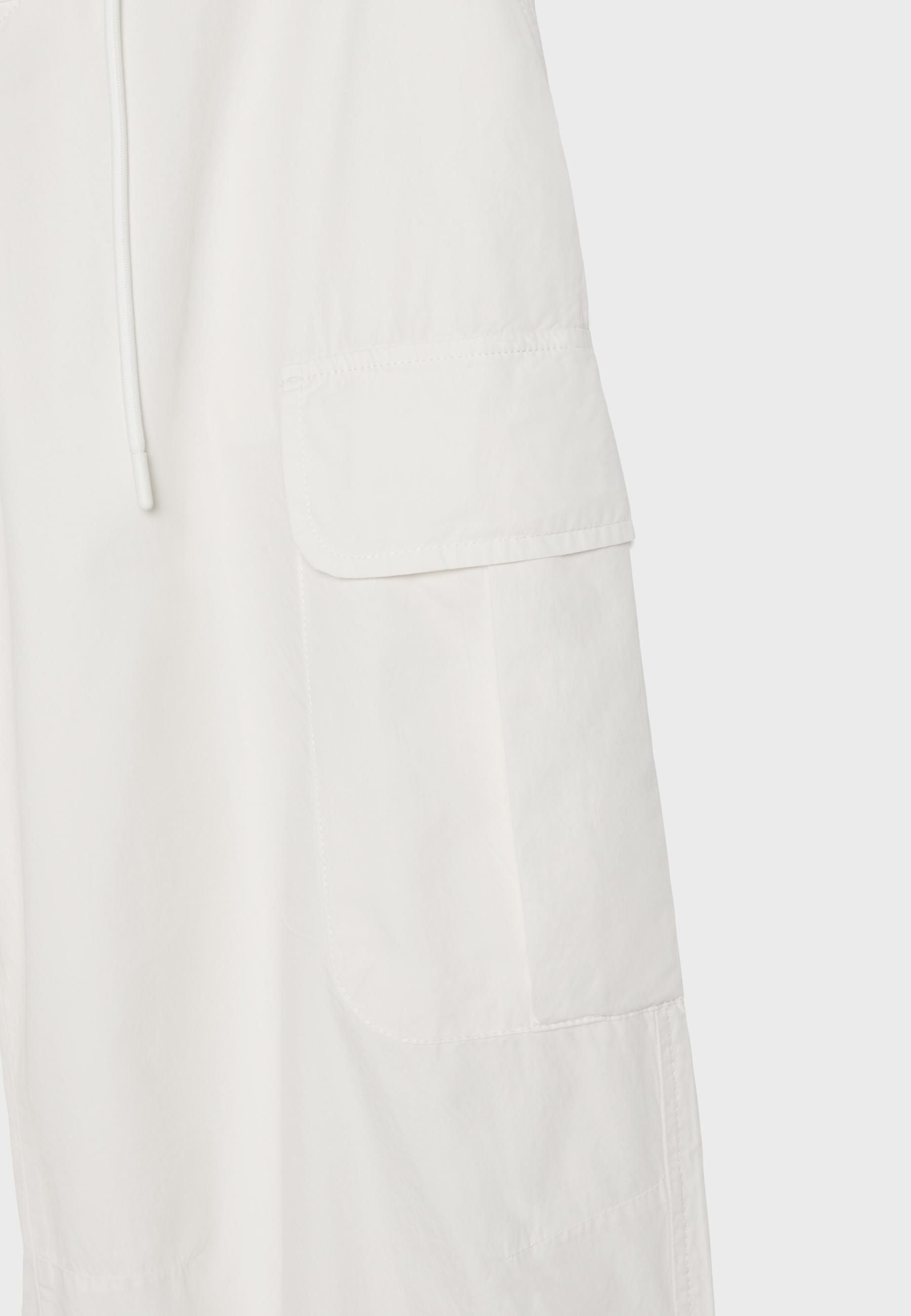 Poplin cargo trousers — Stone