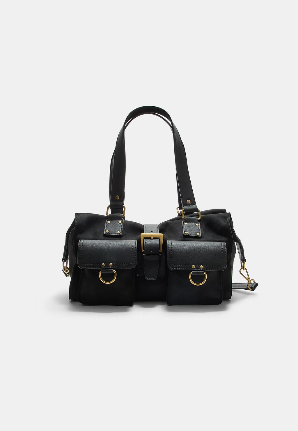 Borsa a tracolla con tasche