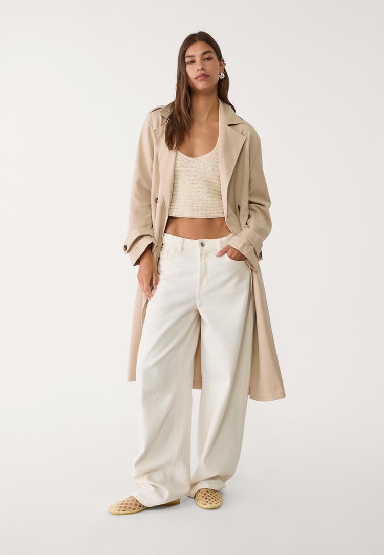 trench fluido largo