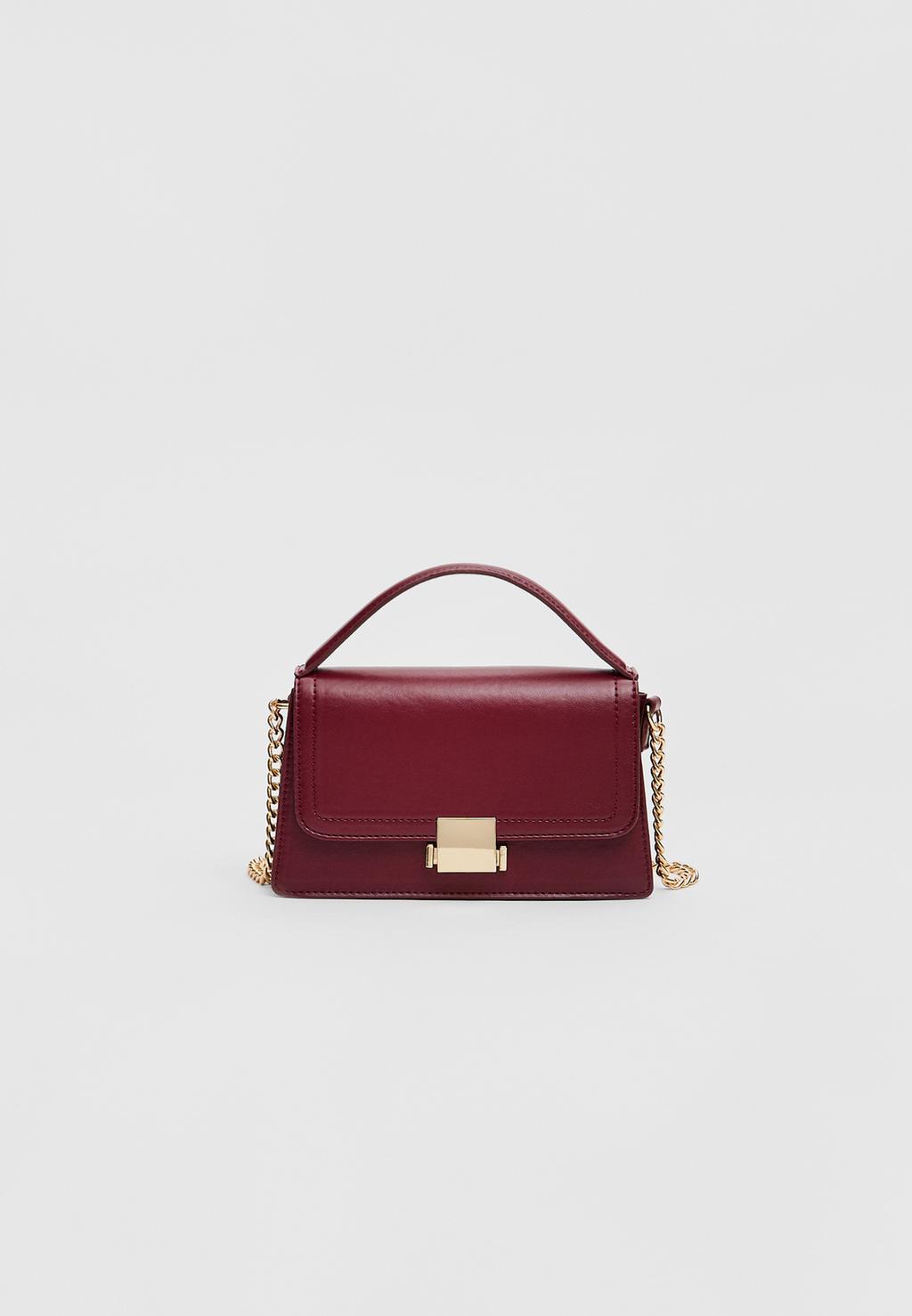 Double-handle crossbody bag