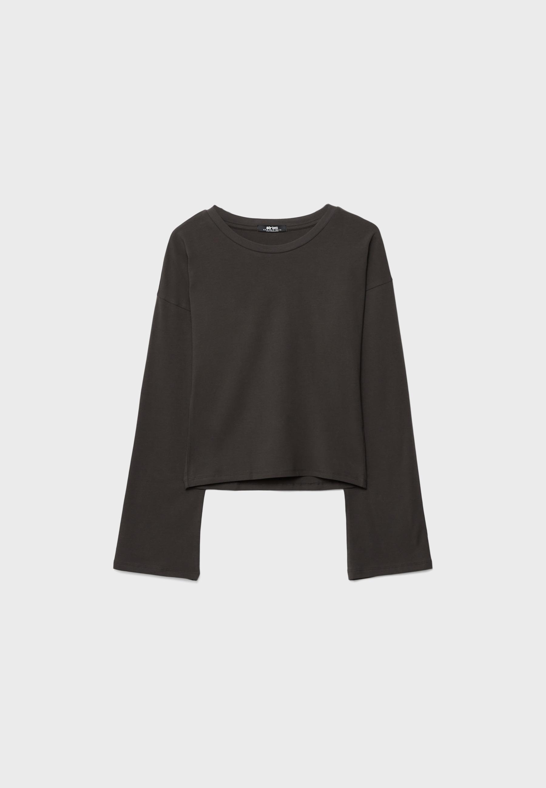 Yarasa kollu t-shirt - Görsel 6