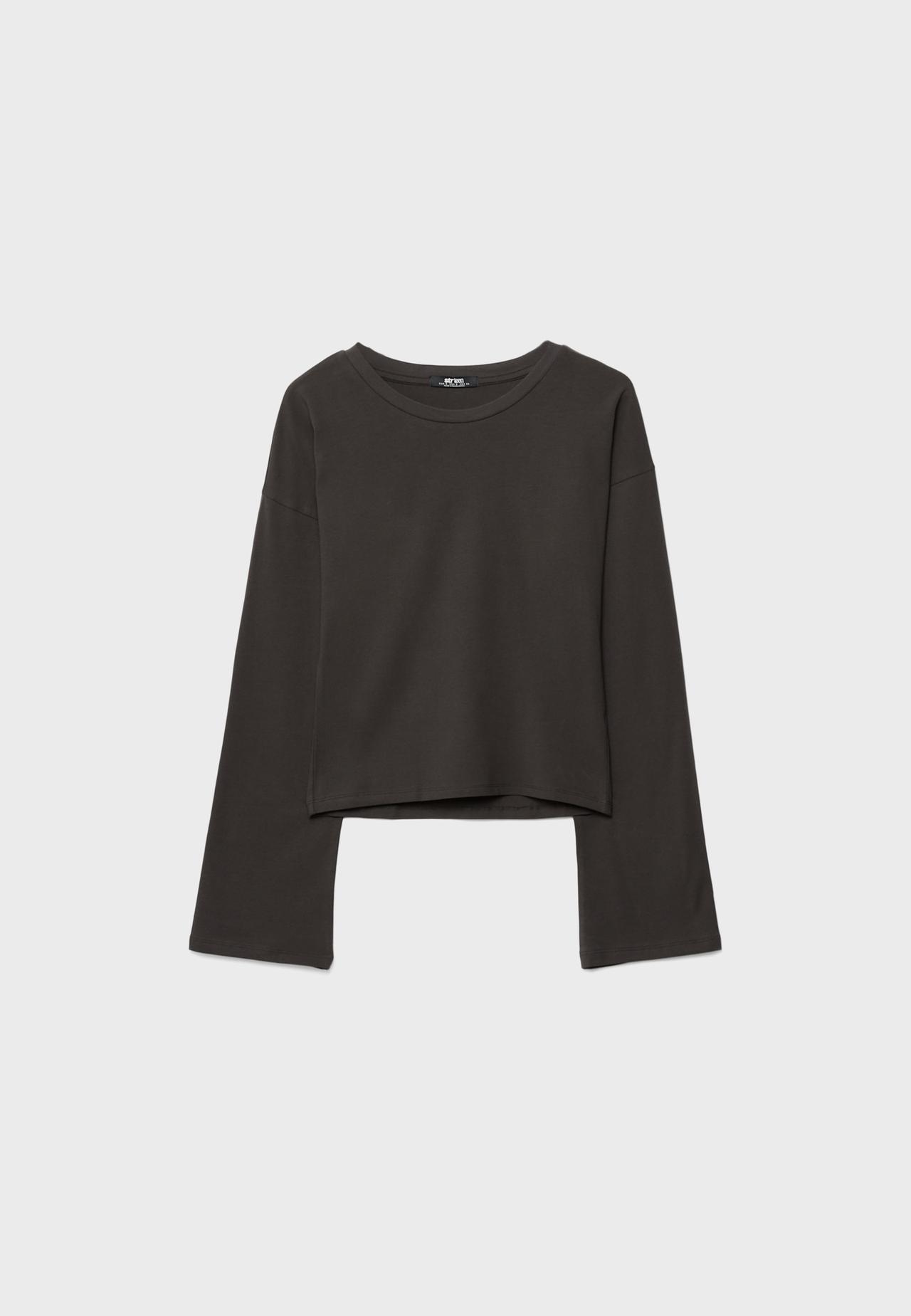 Kimono sleeve top — Brown