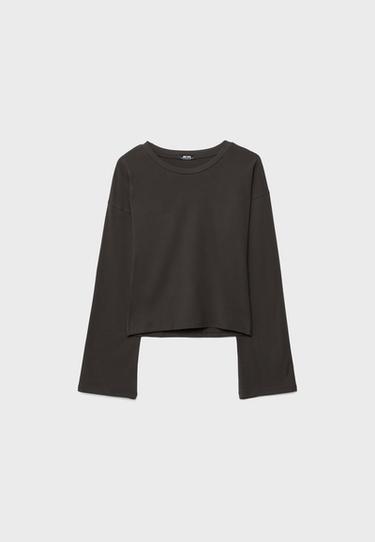 Kimono sleeve top — Brown 7