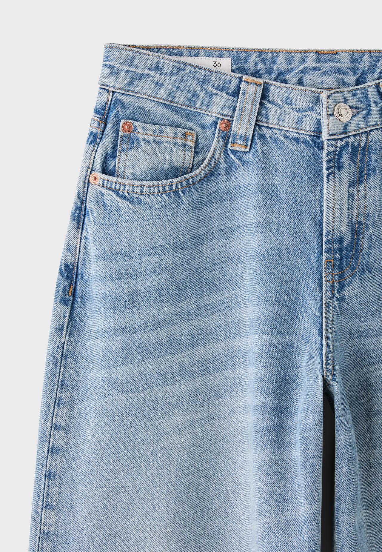 D80 Barrel fit jeans — MEDIUM BLUE DENIM